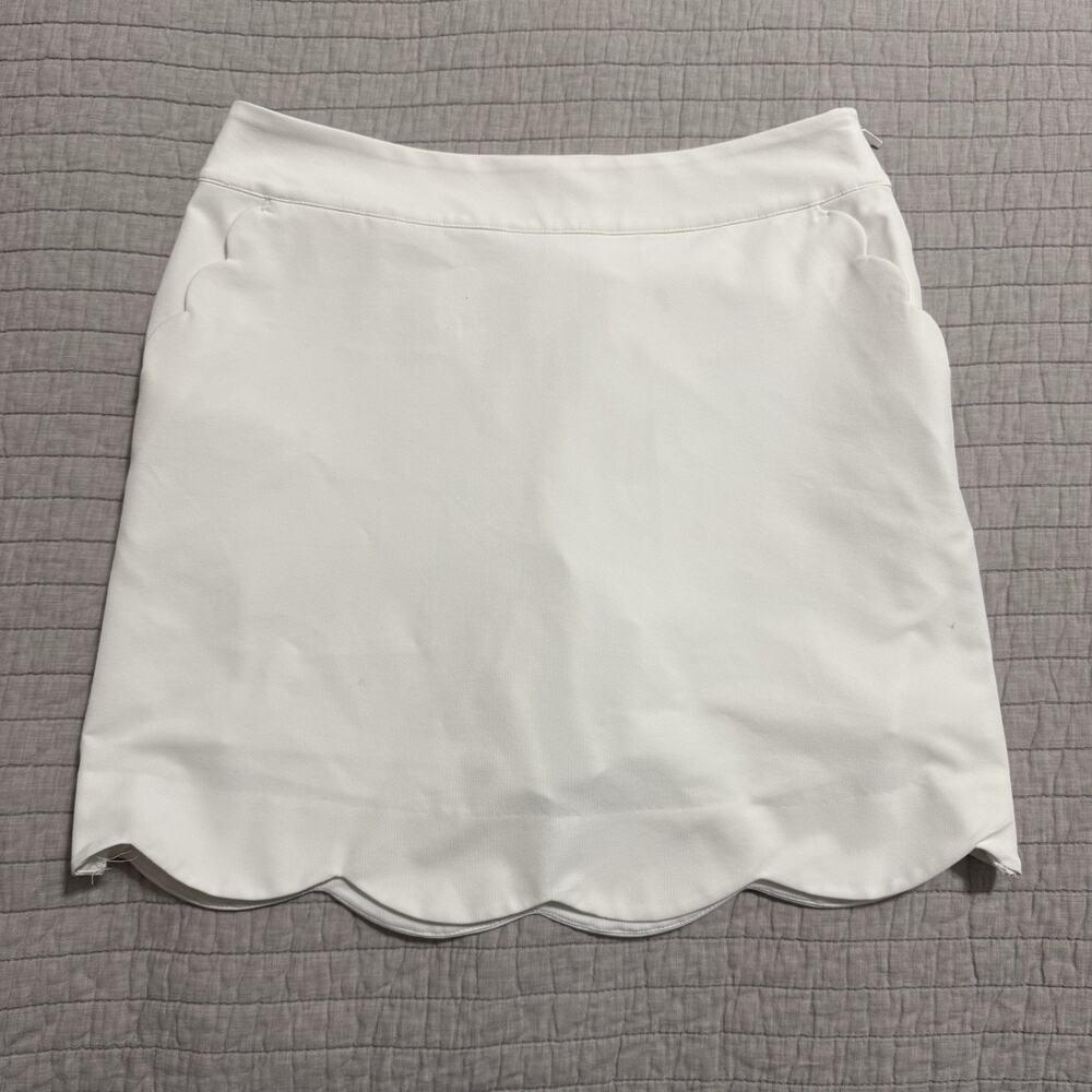 Vineyard Vines Scallop Golf Skort Size 2 White Pickleball Tennis